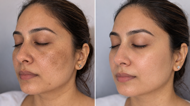 Pigmentation Treatment  before and after