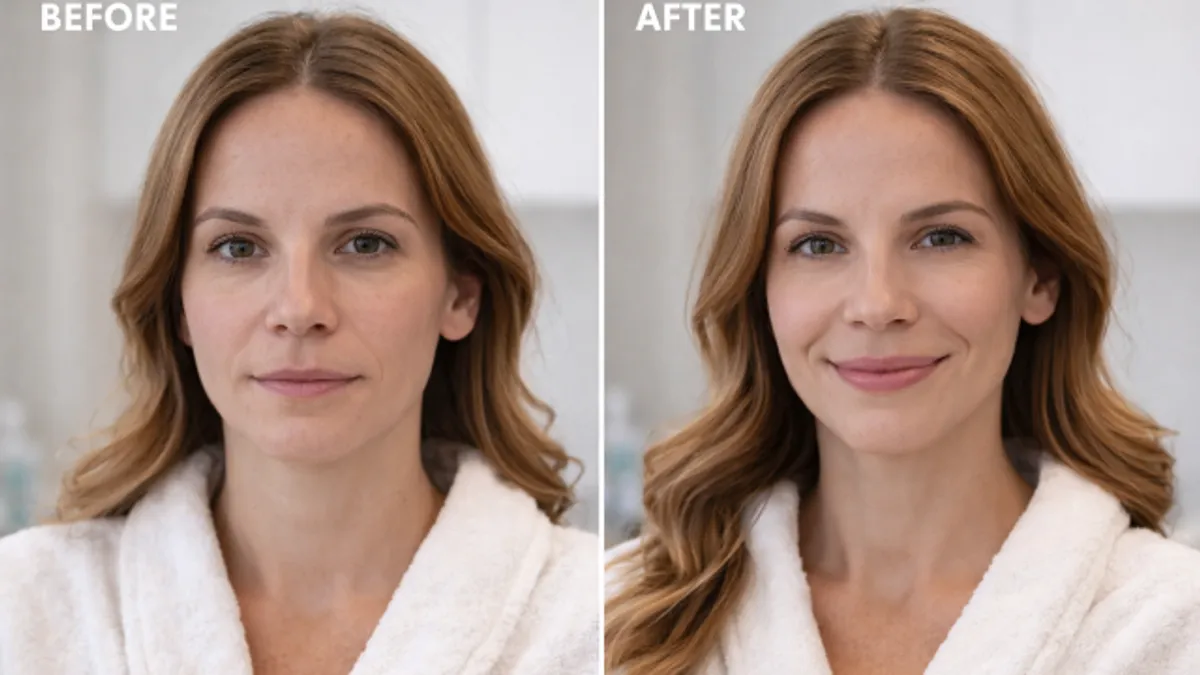 Skin Vitality Support before and after