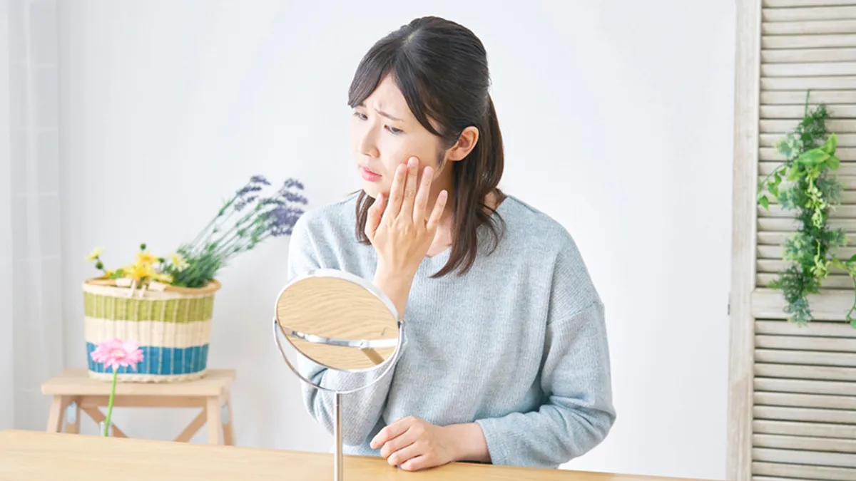 くすんだ肌