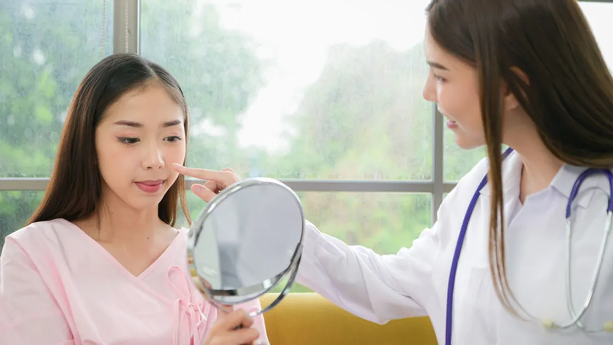 During a Fraxel Treatment