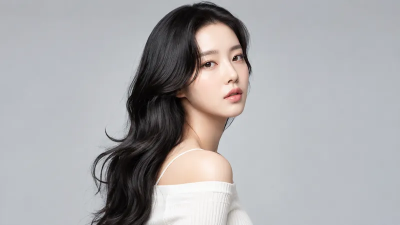 Woman with long dark hair looking toward the camera.