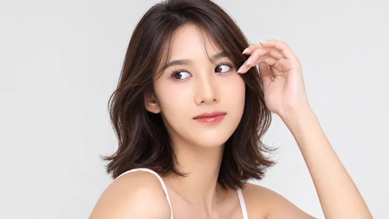 Young woman showcasing wider natural eyes after canthoplasty eyelid lengthening surgery