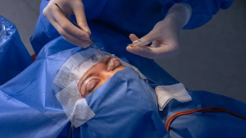 Precision inner eye corner modification during an epicanthoplasty procedure