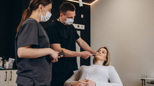 Rhinoplasty consultation in Korea, the first stage in a sequence that runs through surgery and recovery